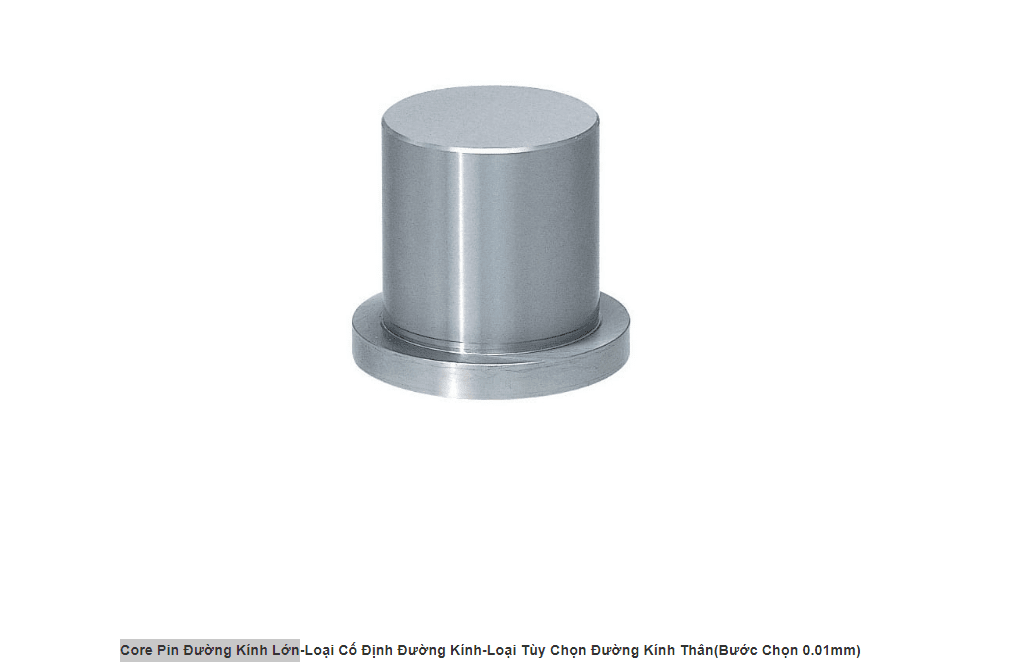 Core Pin Đường Kính Lớn
